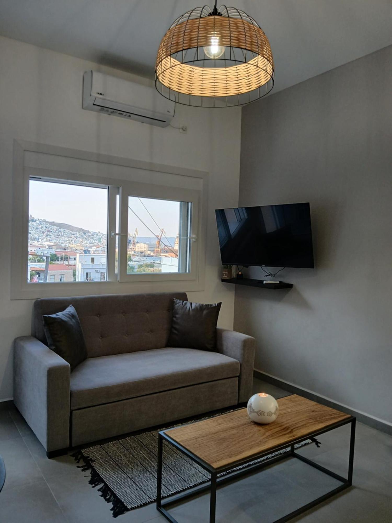 Panorama Apartment Ermoupoli Exteriör bild